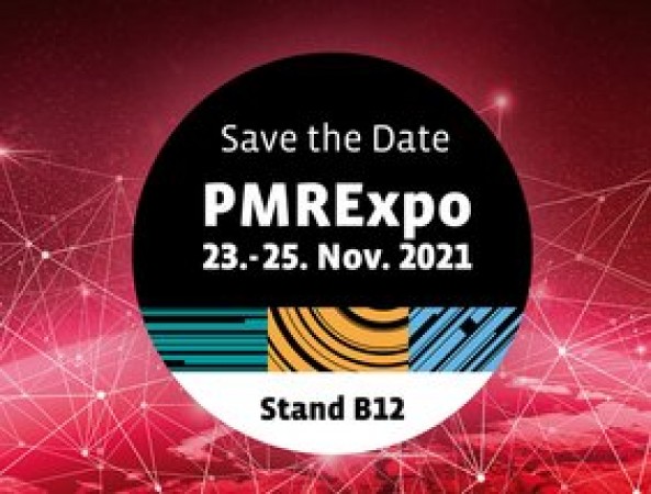 Save the date PMRExpo 2021 pei tel Stand B12